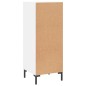 vidaXL Aparador madera de ingeniería blanco 34,5x34x90 cm vidaXL Aparador madera de ingeniería blanco 34,5x34x90 cm