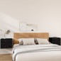 vidaXL Mesitas de noche de pared 2 uds negro 50x36x40 cm vidaXL Mesitas de noche de pared 2 uds negro 50x36x40 cm