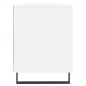 vidaXL Mueble de TV madera contrachapada blanco 150x30x44,5 cm vidaXL Mueble de TV madera contrachapada blanco 150x30x44,5 cm