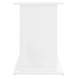 vidaXL Soporte de acuario madera ingeniería blanco brillo 101x41x58 cm