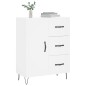 vidaXL Aparador de madera de ingeniería blanco 69,5x34x90 cm