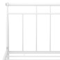 vidaXL Estructura de cama de metal blanco 180x200 cm vidaXL Estructura de cama de metal blanco 180x200 cm