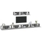vidaXL Set de muebles para TV 6 pzas madera contrachapada gris Sonoma