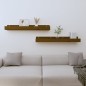 vidaXL Estantes de pared 2 uds madera de pino marrón miel 80x12x9 cm vidaXL Estantes de pared 2 uds madera de pino marrón miel 80x12x9 cm