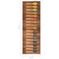 vidaXL Alfombra de cocina lavable Spoon 60x180 cm