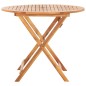 vidaXL Mesa plegable de jardín de madera maciza de acacia 90x75 cm vidaXL Mesa plegable de jardín de madera maciza de acacia 90x75 cm
