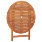 vidaXL Mesa plegable de jardín de madera maciza de acacia 90x75 cm vidaXL Mesa plegable de jardín de madera maciza de acacia 90x75 cm