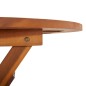 vidaXL Mesa plegable de jardín de madera maciza de acacia 90x75 cm vidaXL Mesa plegable de jardín de madera maciza de acacia 90x75 cm
