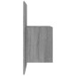 vidaXL Mesita de noche de pared gris Sonoma vidaXL Mesita de noche de pared gris Sonoma