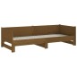 vidaXL Sofá cama extraíble madera maciza marrón miel 2x(80x200) cm vidaXL Sofá cama extraíble madera maciza marrón miel 2x(80x200) cm