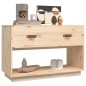 vidaXL Mueble de TV de madera maciza de pino 90x40x60 cm
