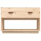 vidaXL Mueble de TV de madera maciza de pino 90x40x60 cm