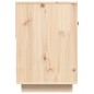 vidaXL Mueble de TV de madera maciza de pino 90x40x60 cm