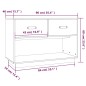 vidaXL Mueble de TV de madera maciza de pino 90x40x60 cm