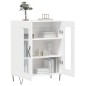 vidaXL Aparador de madera de ingeniería blanco 69,5x34x90 cm
