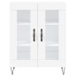 vidaXL Aparador de madera de ingeniería blanco 69,5x34x90 cm