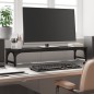 vidaXL Soporte de pantalla madera de ingeniería negro 85x23x15,5 cm vidaXL Soporte de pantalla madera de ingeniería negro 85x23x15,5 cm