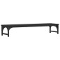 vidaXL Soporte de pantalla madera de ingeniería negro 85x23x15,5 cm vidaXL Soporte de pantalla madera de ingeniería negro 85x23x15,5 cm