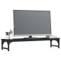 vidaXL Soporte de pantalla madera de ingeniería negro 85x23x15,5 cm vidaXL Soporte de pantalla madera de ingeniería negro 85x23x15,5 cm