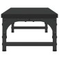 vidaXL Soporte de pantalla madera de ingeniería negro 85x23x15,5 cm vidaXL Soporte de pantalla madera de ingeniería negro 85x23x15,5 cm