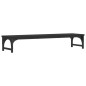 vidaXL Soporte de pantalla madera de ingeniería negro 85x23x15,5 cm vidaXL Soporte de pantalla madera de ingeniería negro 85x23x15,5 cm