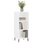vidaXL Aparador de madera de ingeniería blanco 34,5x32,5x90 cm vidaXL Aparador de madera de ingeniería blanco 34,5x32,5x90 cm