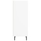 vidaXL Aparador de madera de ingeniería blanco 34,5x32,5x90 cm vidaXL Aparador de madera de ingeniería blanco 34,5x32,5x90 cm