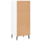 vidaXL Aparador de madera de ingeniería blanco 34,5x32,5x90 cm vidaXL Aparador de madera de ingeniería blanco 34,5x32,5x90 cm