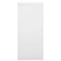 vidaXL Armario con puerta corredera gris acero 90x40x90 cm