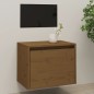 vidaXL Armario de pared madera maciza de pino marrón miel 45x30x35 cm vidaXL Armario de pared madera maciza de pino marrón miel 45x30x35 cm