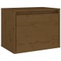 vidaXL Armario de pared madera maciza de pino marrón miel 45x30x35 cm vidaXL Armario de pared madera maciza de pino marrón miel 45x30x35 cm
