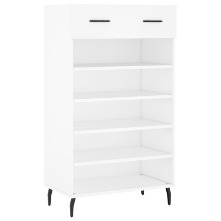 vidaXL Zapatero madera de ingeniería blanco 60x35x105 cm