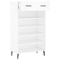 vidaXL Zapatero madera de ingeniería blanco 60x35x105 cm vidaXL Zapatero madera de ingeniería blanco 60x35x105 cm