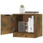 vidaXL Mesita de noche color roble ahumado 40x39x40 cm vidaXL Mesita de noche color roble ahumado 40x39x40 cm