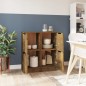 vidaXL Aparadores 2 uds madera contrachapada roble ahumado 30x30x70 cm vidaXL Aparadores 2 uds madera contrachapada roble ahumado 30x30x70 cm