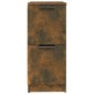 vidaXL Aparadores 2 uds madera contrachapada roble ahumado 30x30x70 cm vidaXL Aparadores 2 uds madera contrachapada roble ahumado 30x30x70 cm