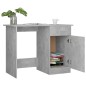 vidaXL Escritorio de madera contrachapada gris hormigón 100x50x76 cm vidaXL Escritorio de madera contrachapada gris hormigón 100x50x76 cm