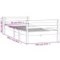 vidaXL Estructura de cama madera maciza de pino 90x200 cm vidaXL Estructura de cama madera maciza de pino 90x200 cm