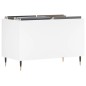vidaXL Mueble para discos madera contrachapada blanco 74,5x38x48 cm vidaXL Mueble para discos madera contrachapada blanco 74,5x38x48 cm