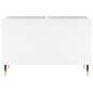 vidaXL Mueble para discos madera contrachapada blanco 74,5x38x48 cm vidaXL Mueble para discos madera contrachapada blanco 74,5x38x48 cm