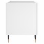 vidaXL Mueble para discos madera contrachapada blanco 74,5x38x48 cm vidaXL Mueble para discos madera contrachapada blanco 74,5x38x48 cm