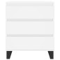vidaXL Aparador de madera contrachapada blanco 60x35x70 cm