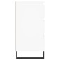 vidaXL Aparador de madera contrachapada blanco 60x35x70 cm