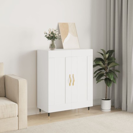 vidaXL Aparador de madera de ingeniería blanco 69,5x34x90 cm