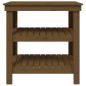 vidaXL Banco de trabajo madera maciza pino marrón miel 78,5x50x80 cm vidaXL Banco de trabajo madera maciza pino marrón miel 78,5x50x80 cm