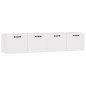 vidaXL Armarios pared 2 uds contrachapada blanco brillo 60x36,5x35 cm vidaXL Armarios pared 2 uds contrachapada blanco brillo 60x36,5x35 cm