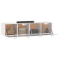 vidaXL Armarios pared 2 uds contrachapada blanco brillo 60x36,5x35 cm vidaXL Armarios pared 2 uds contrachapada blanco brillo 60x36,5x35 cm