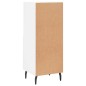 vidaXL Aparador madera de ingeniería blanco 34,5x34x90 cm vidaXL Aparador madera de ingeniería blanco 34,5x34x90 cm