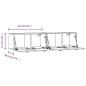 vidaXL Armarios pared 2 uds contrachapada blanco brillo 60x36,5x35 cm vidaXL Armarios pared 2 uds contrachapada blanco brillo 60x36,5x35 cm