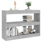 vidaXL Estantería/divisor de espacios gris hormigón 100x30x72 cm vidaXL Estantería/divisor de espacios gris hormigón 100x30x72 cm